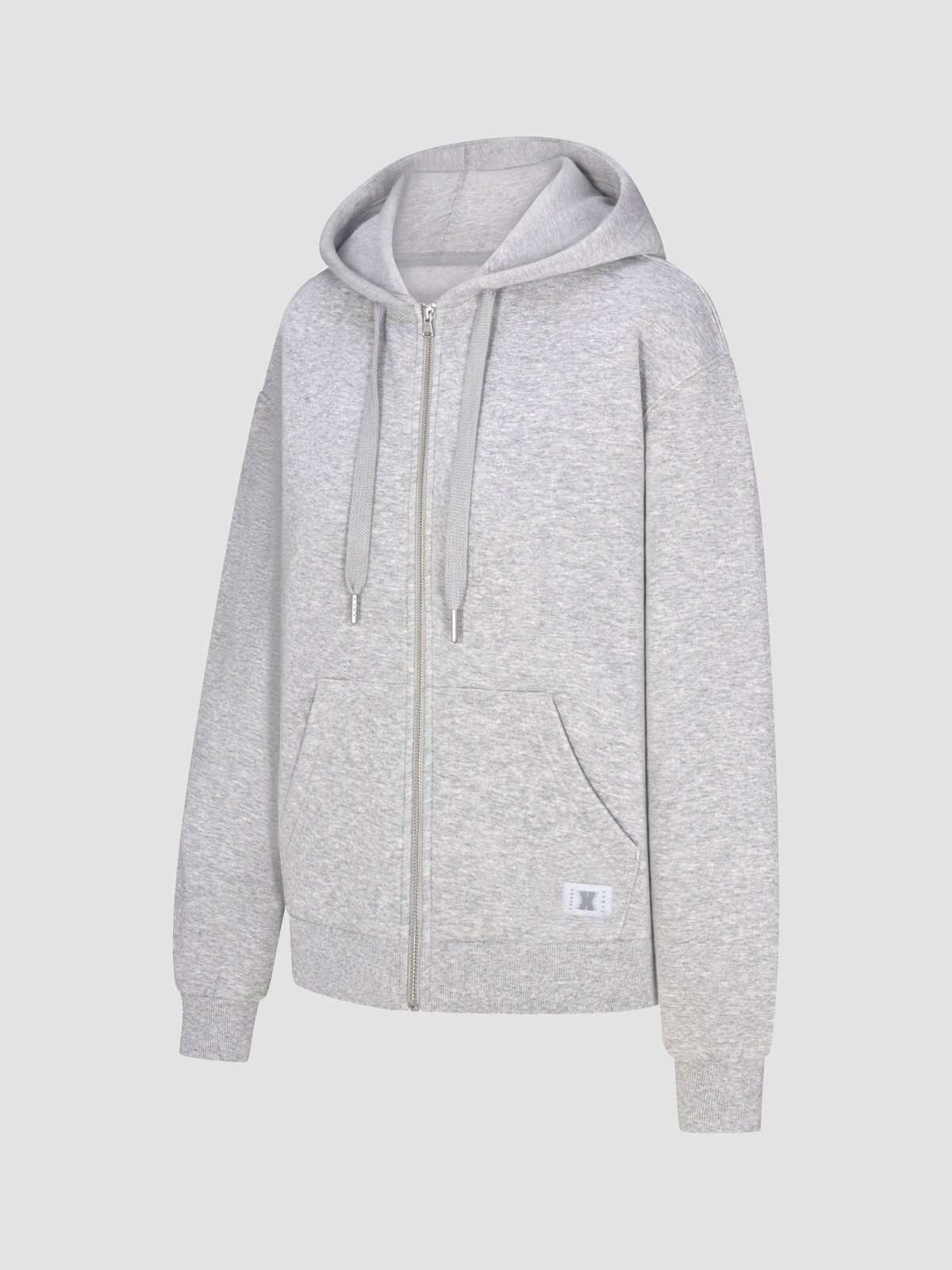 Essential Fleece Logo Graphic Zip-Up Hoodie