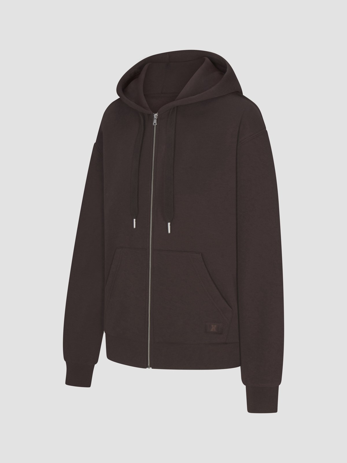 Essential Fleece Logo Graphic Zip-Up Hoodie