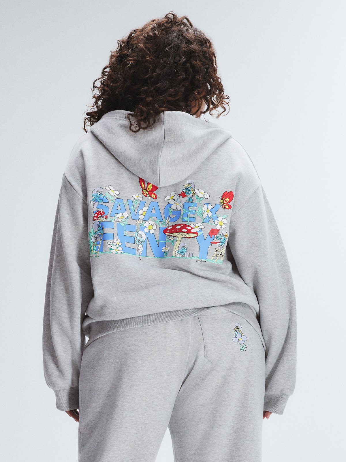 Savage X Smurfs Zip-Up Hoodie