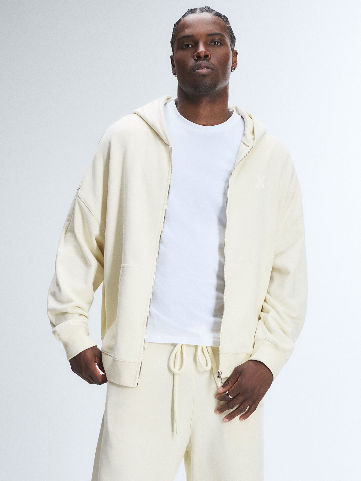 Terry Zip-Up Hoodie