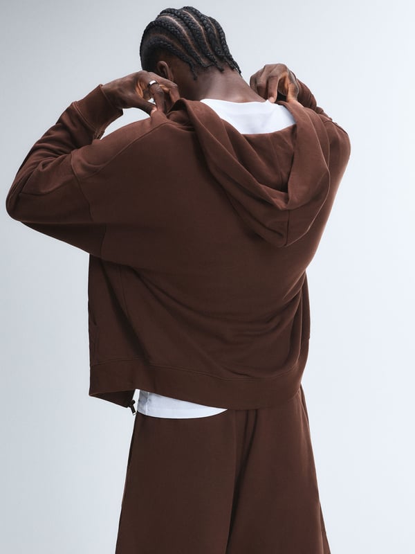 Terry Zip-Up Hoodie