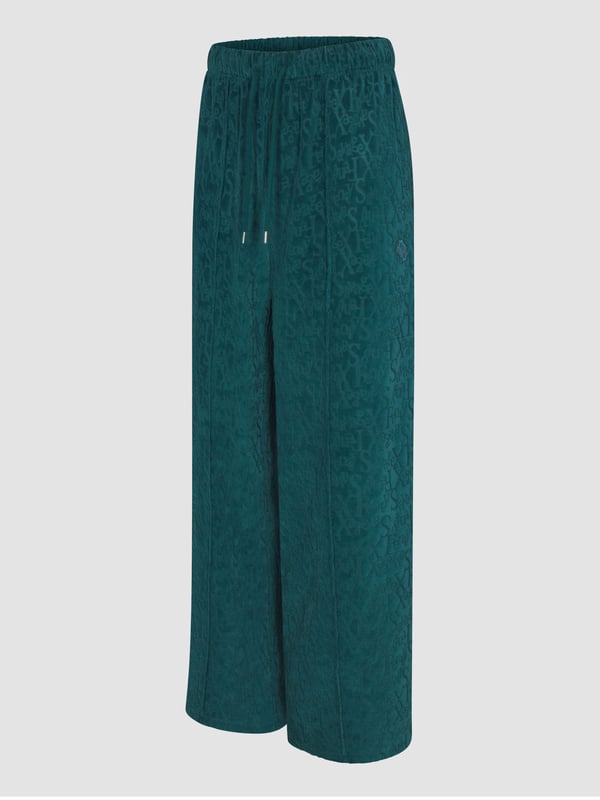Cotton & Silk Shantung Pintuck Pant in Vapore