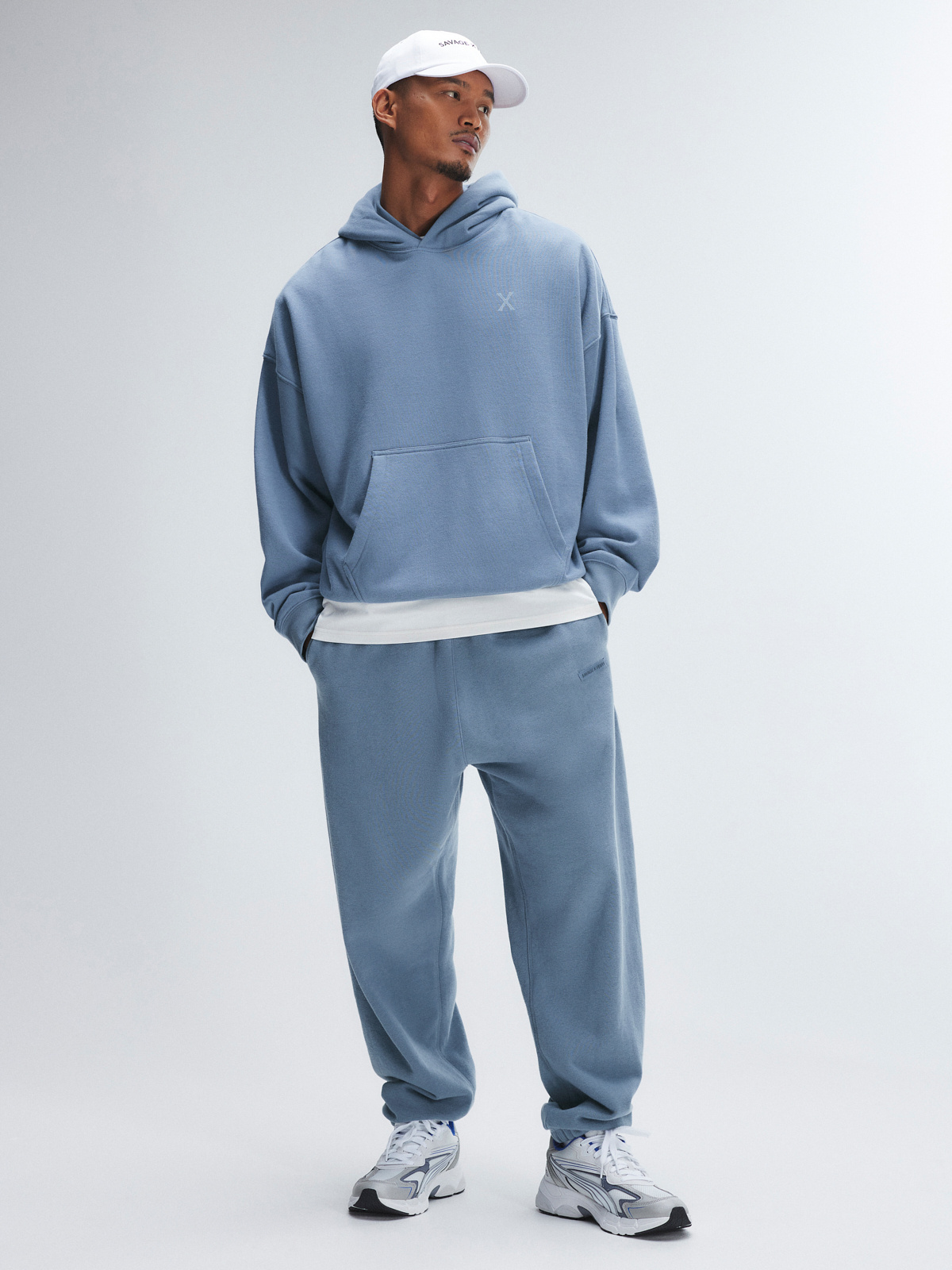 Fleece Jogger in Blue | SAVAGE X FENTY