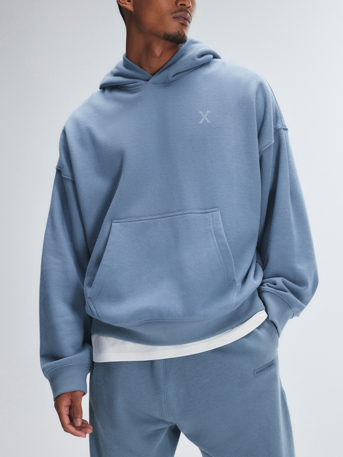 Fleece Jogger in Blue | SAVAGE X FENTY