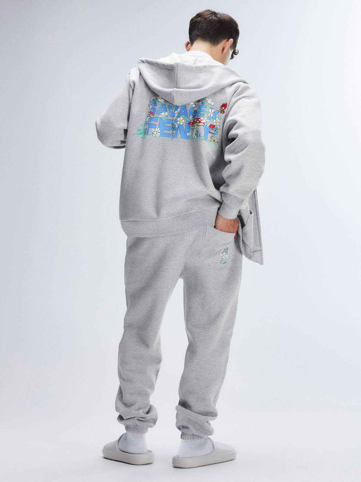 Savage X Smurfs Sweatpant in Grey | SAVAGE X FENTY