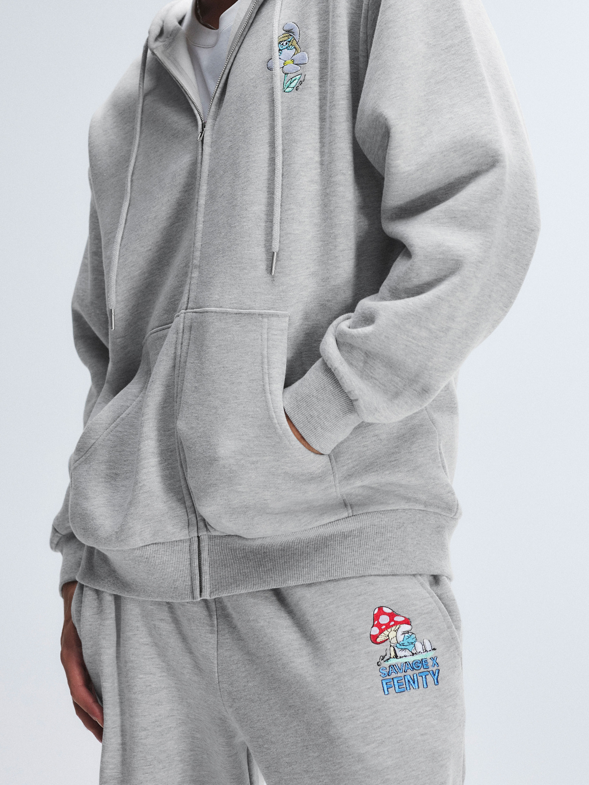 Savage X Smurfs Sweatpant in Grey | SAVAGE X FENTY