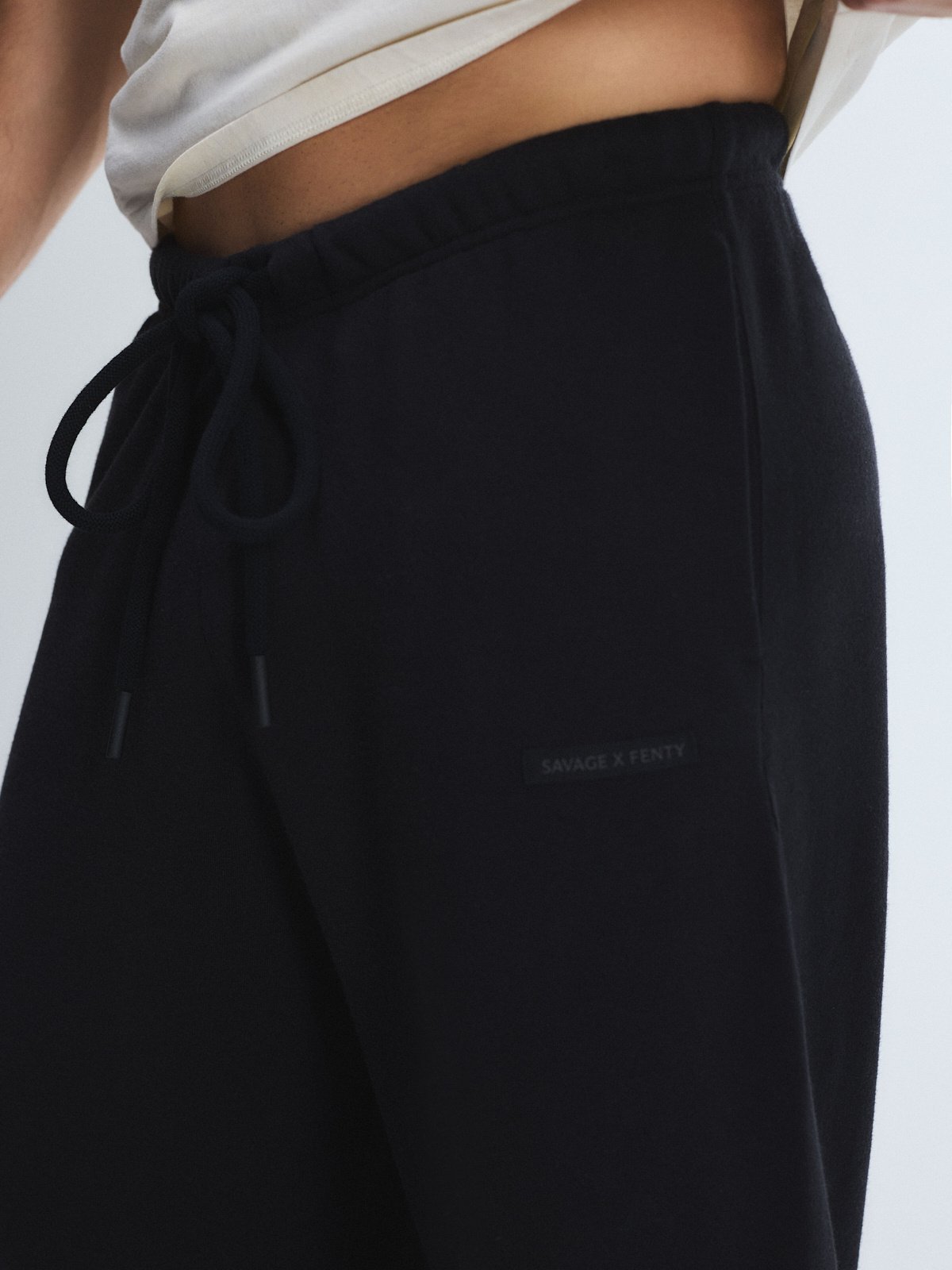Terry Relaxed Sweatpant in Black | SAVAGE X FENTY