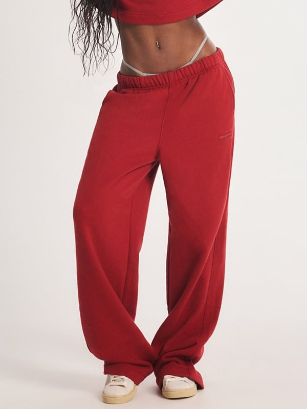 Weekender Fleece Wide-Leg Sweatpant