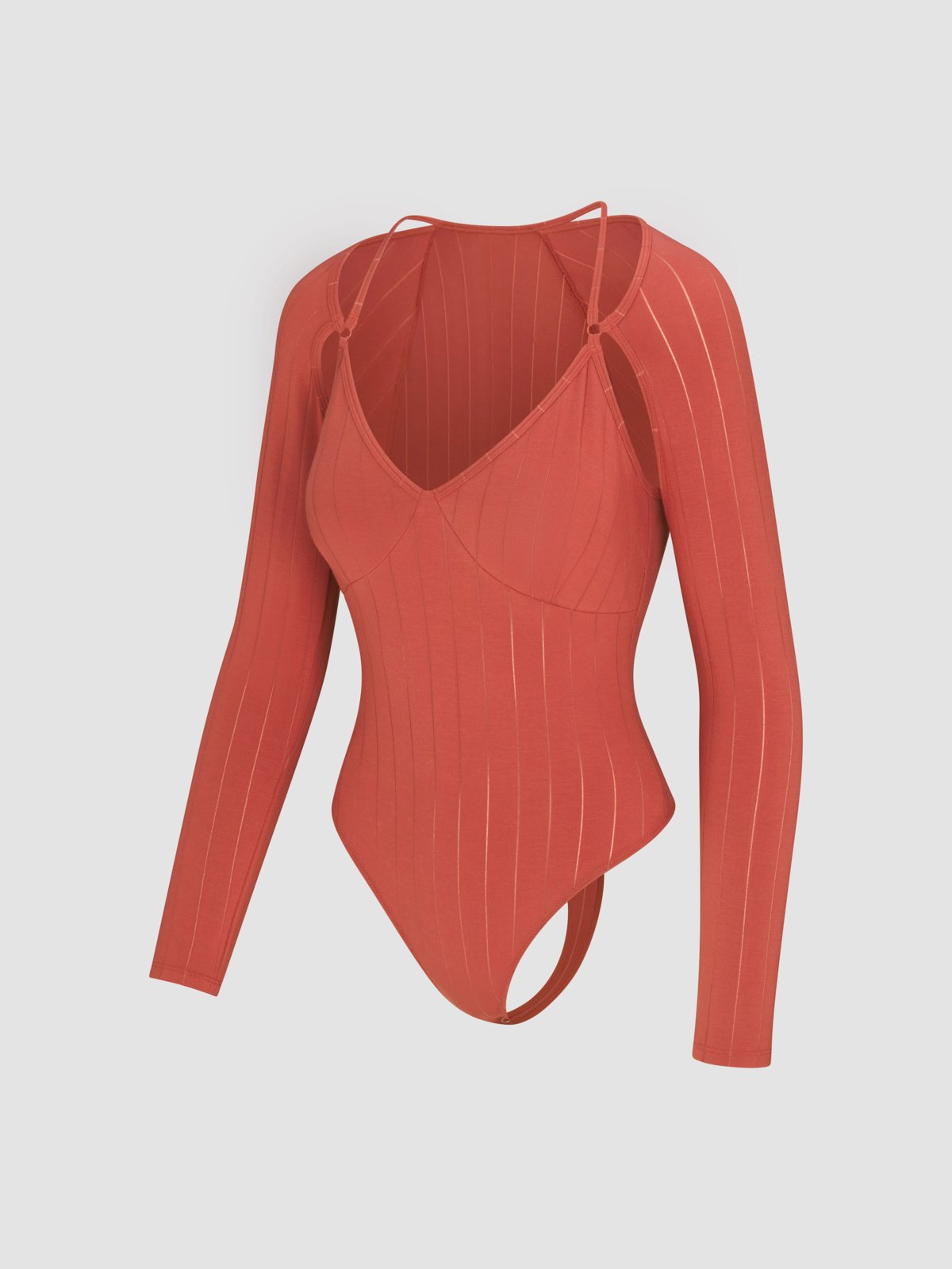 Sleek Stitch Sleep Long-Sleeve Bodysuit