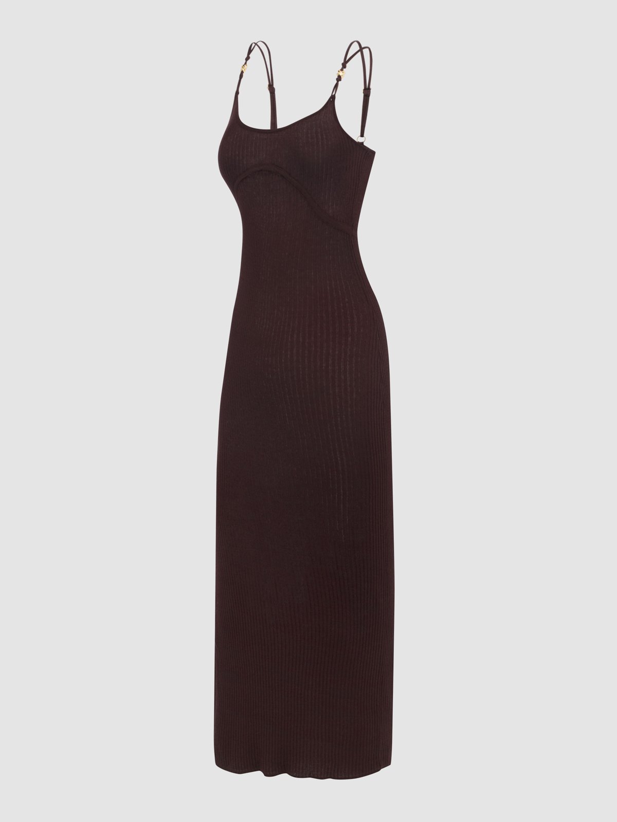 Featherweight Knit Slit Dress