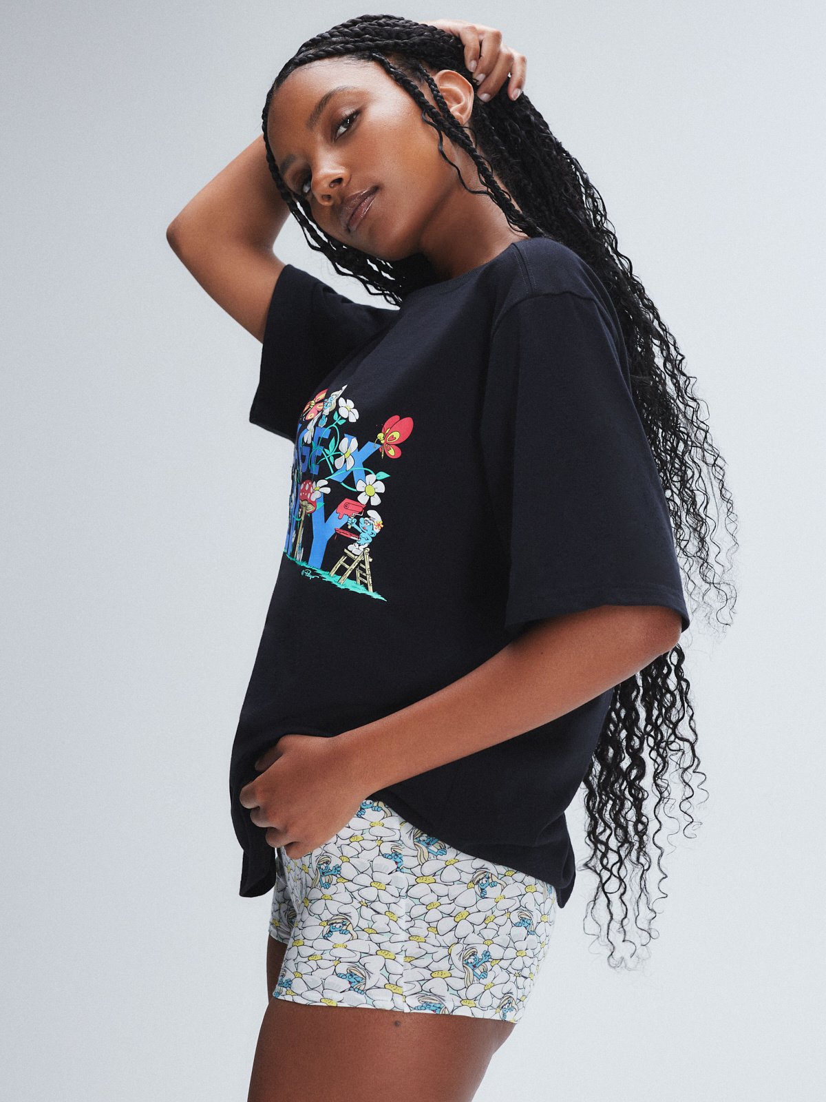 Savage X Smurfs Graphic Tee