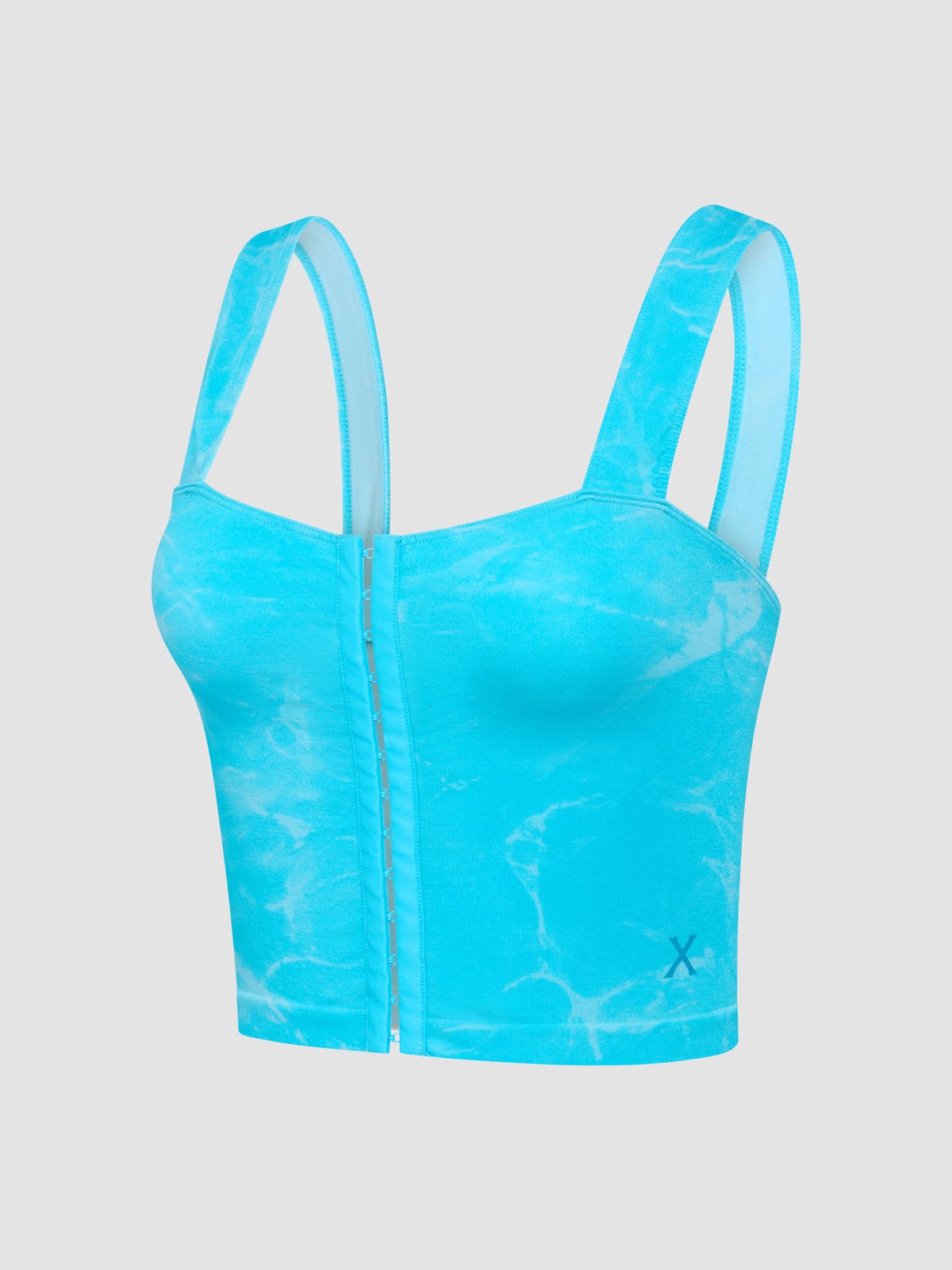 Frame Work Hook-and-Eye Cami in Blue | SAVAGE X FENTY