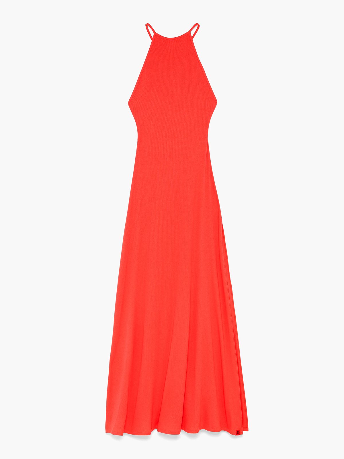 Rib Xssentials Maxi Slip in Pink & Red | SAVAGE X FENTY