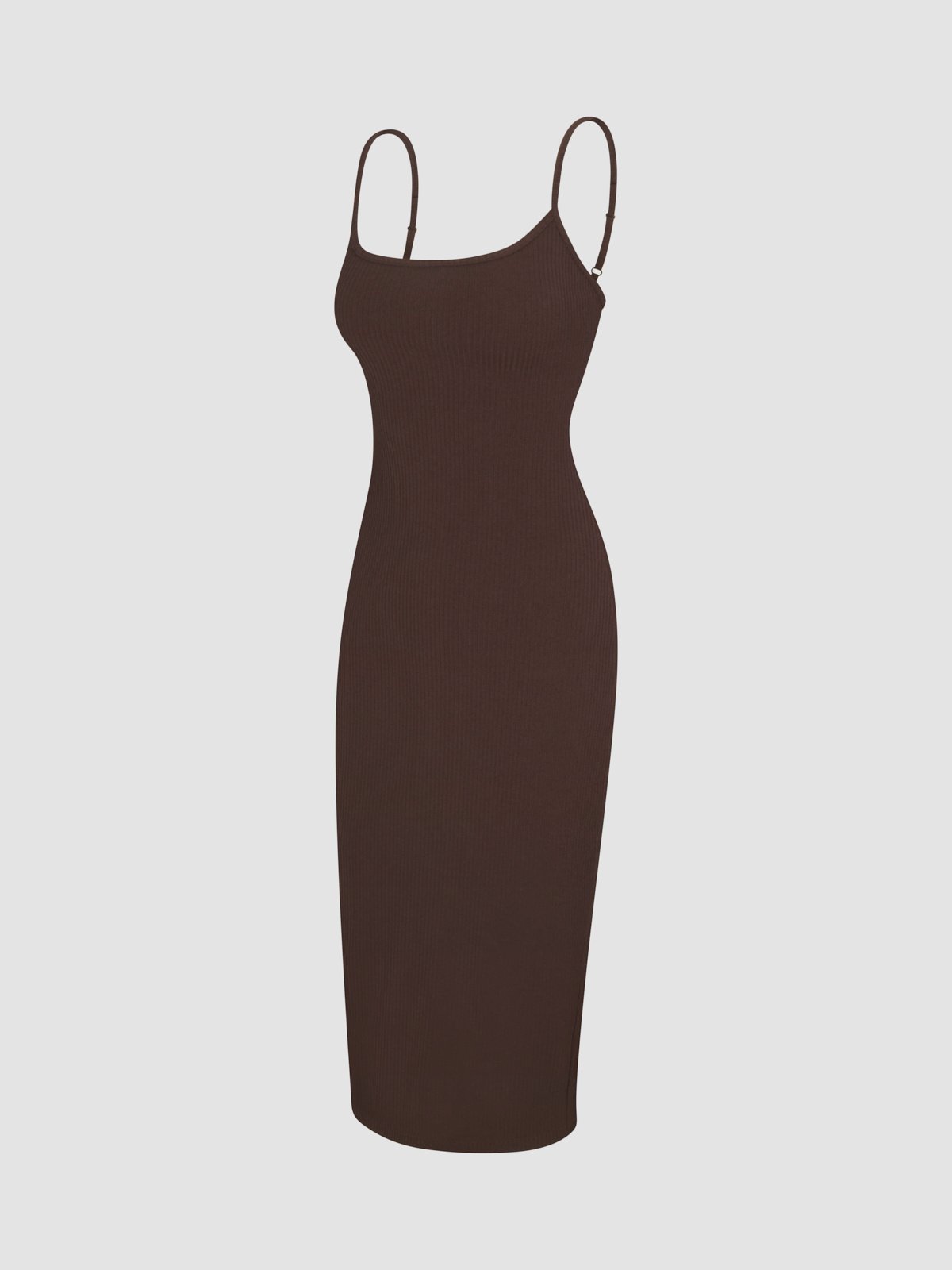 Essential Rib Midi Dress