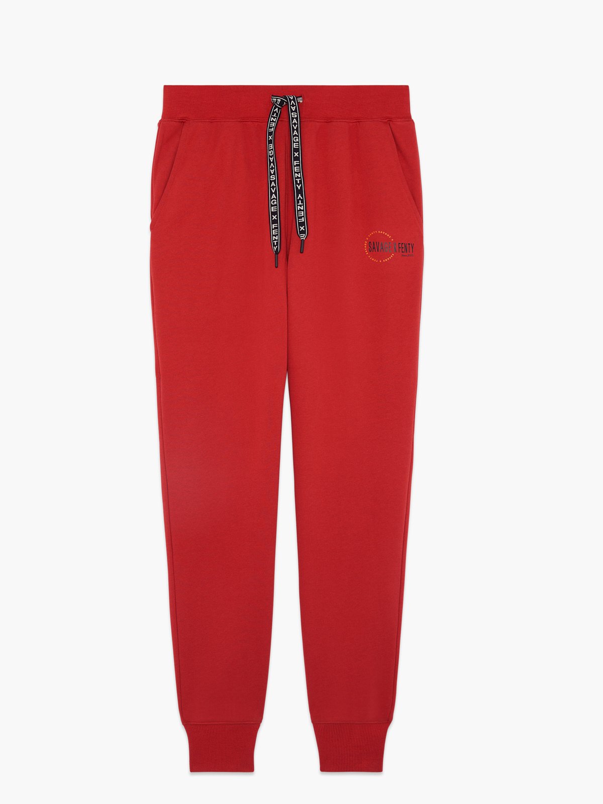 Xssential Terry Sweatpant in Red | SAVAGE X FENTY