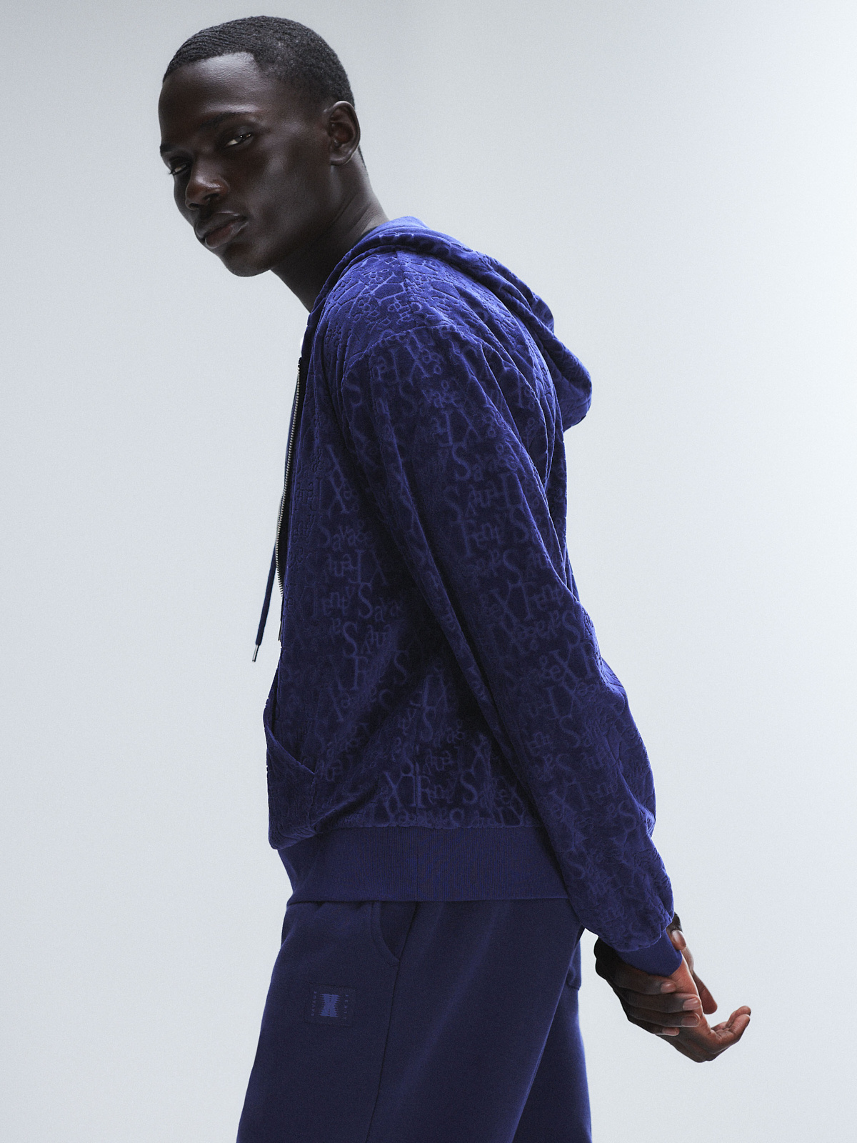 Essential Fleece Classic Sweatpant in Blue | SAVAGE X FENTY