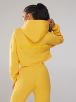 Savage X Fenty Honeycomb Yellow Longsleeve Oversized Xssential Drawstring  Hoodie