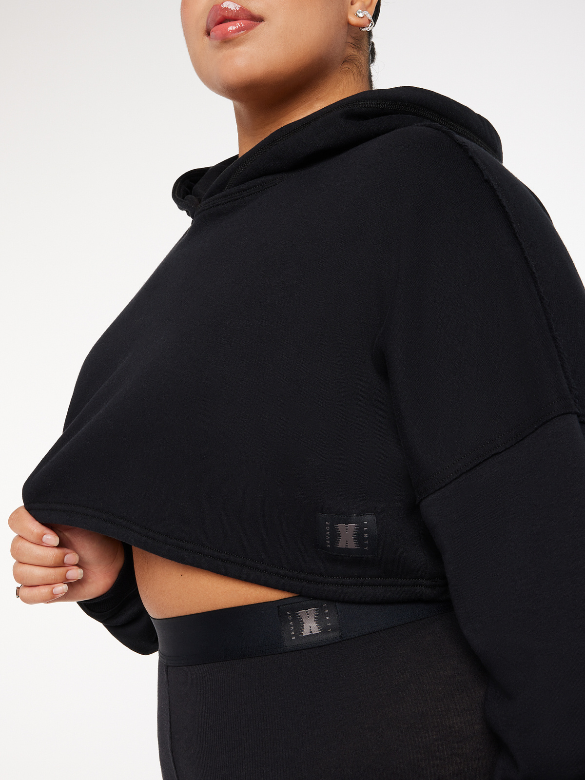 Factorie cropped outlet hoodie