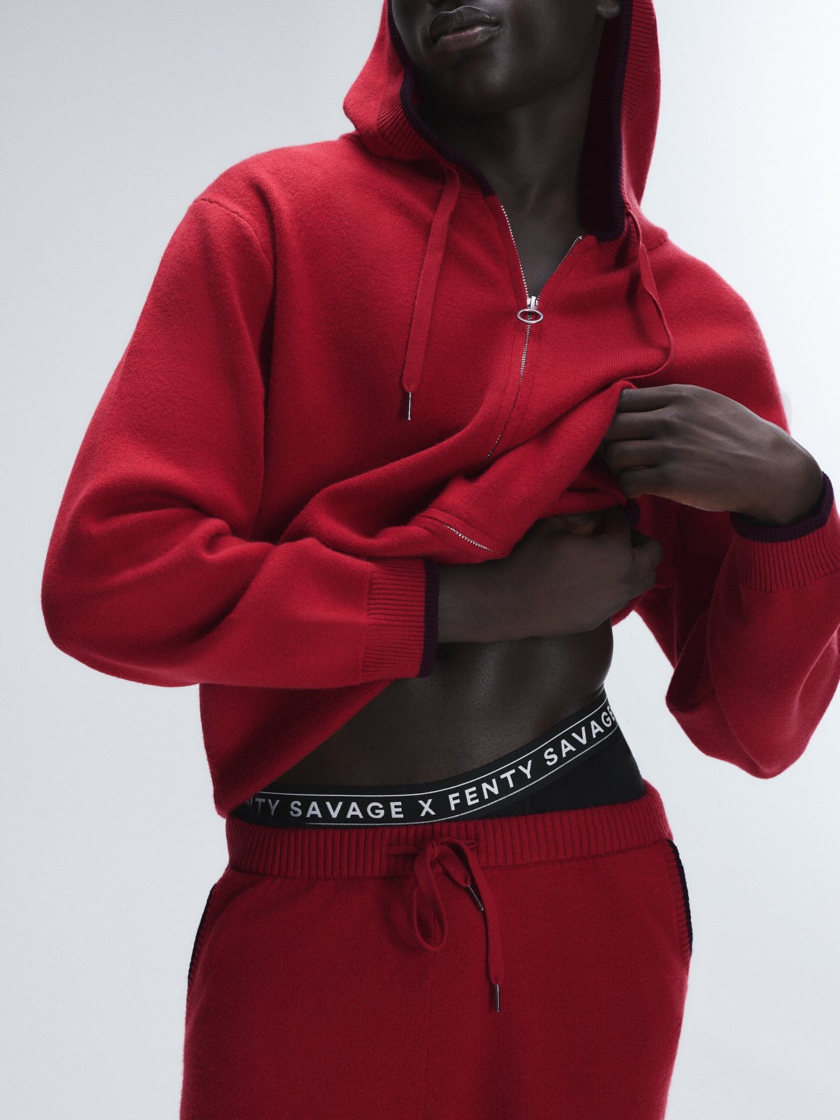 Lit Leisure Zip-Up Knit Hoodie