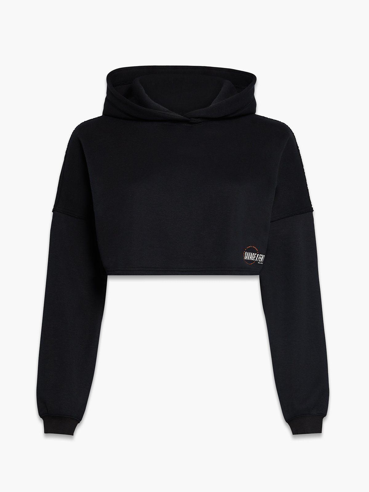 Essential Fleece Scope Logo Cropped Hoodie