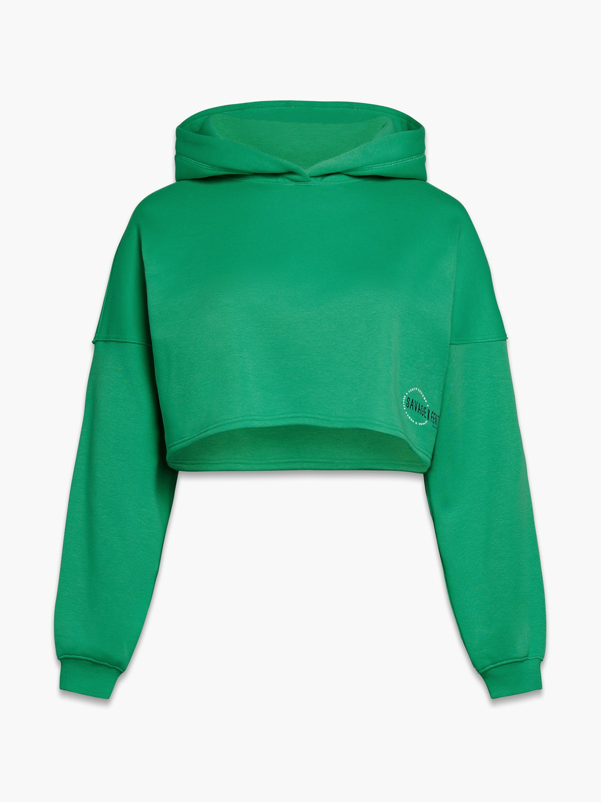 Essential Fleece Scope Logo Cropped Hoodie