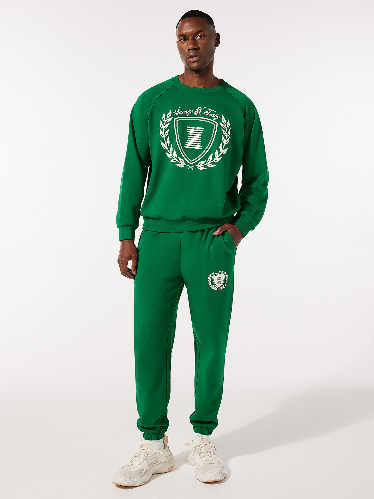 Essential Terry Crest Sweatshirt