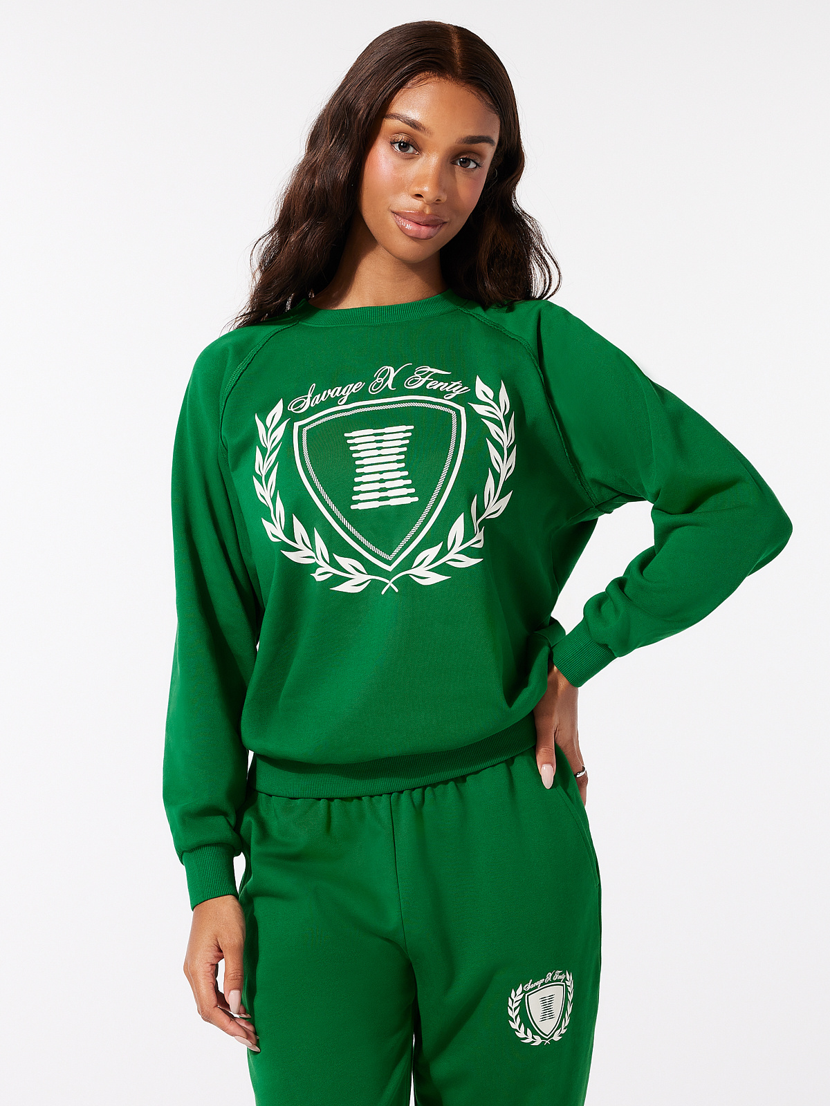 Essential Terry Crest Sweatshirt