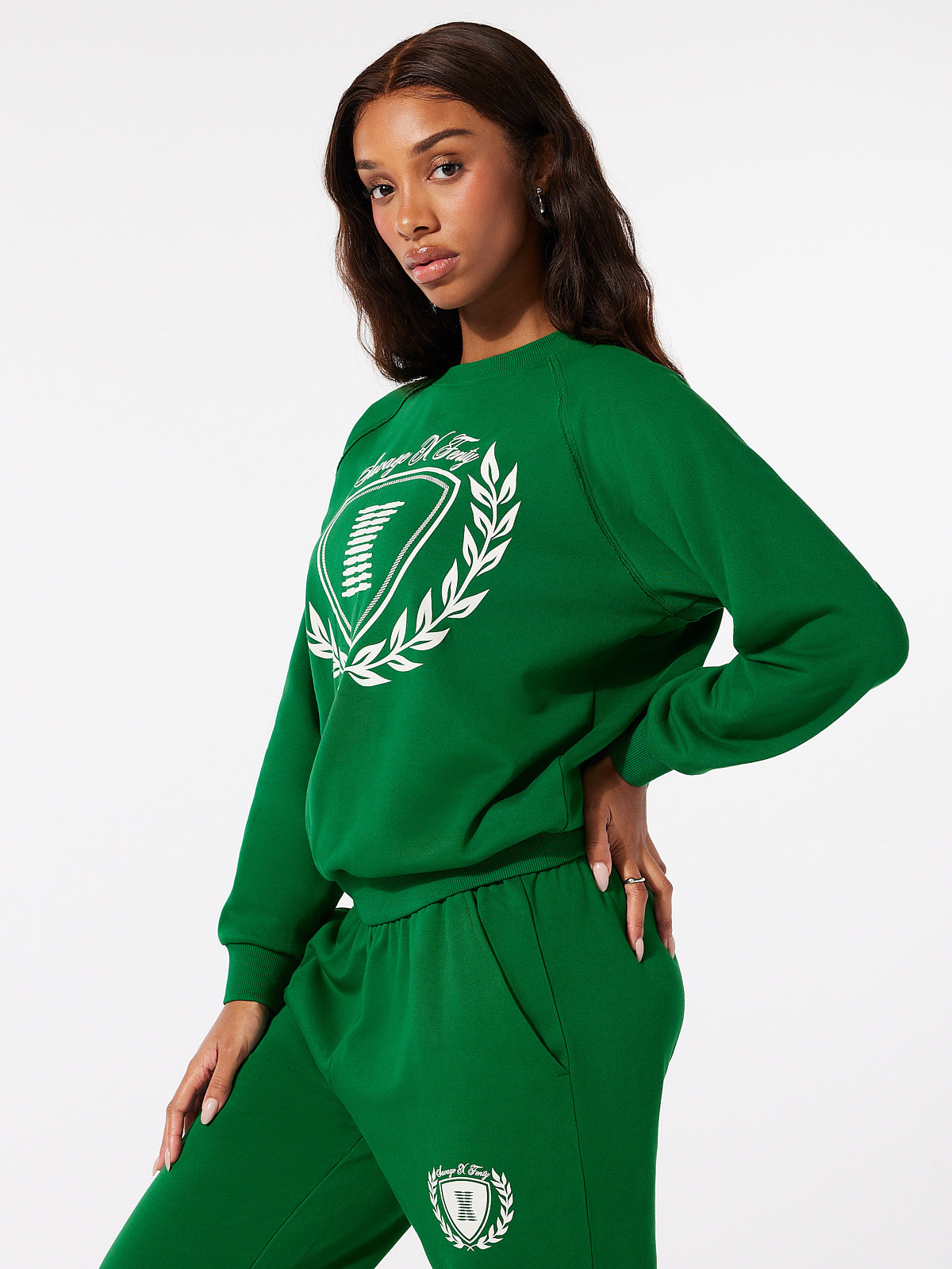 Essential Terry Crest Sweatshirt