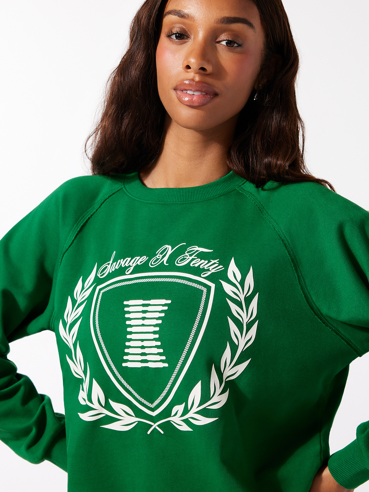 Xssential Terry Crest Sweatshirt