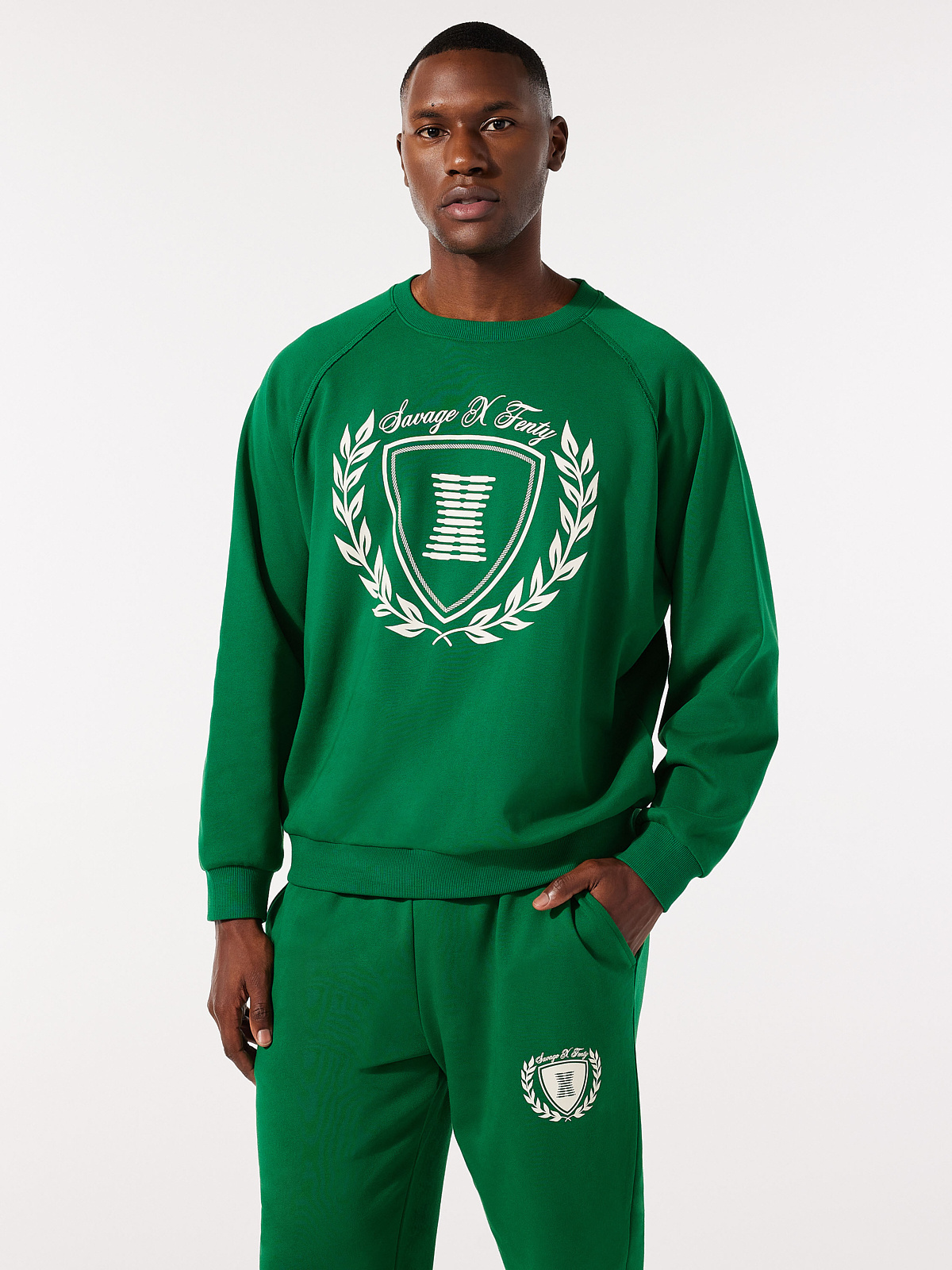 Essential Terry Crest Sweatshirt