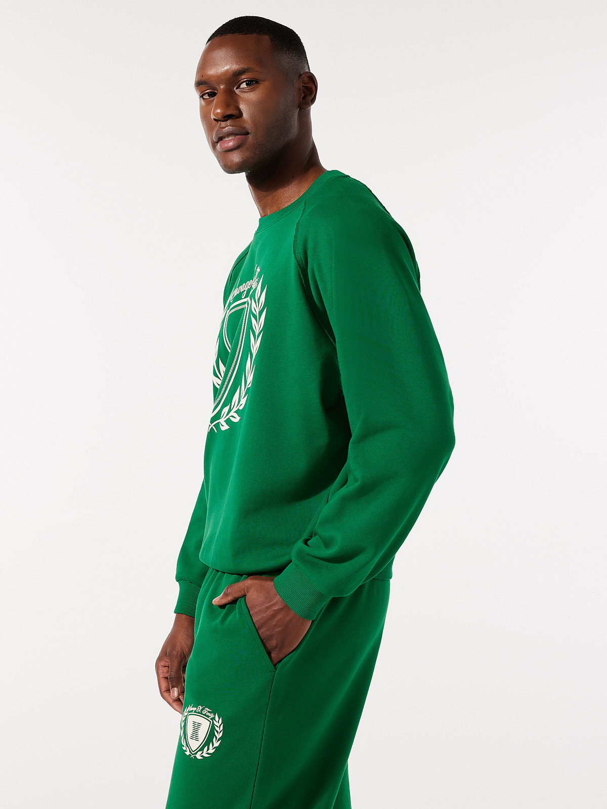 Essential Terry Crest Sweatshirt