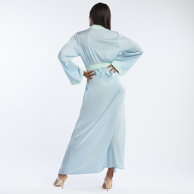 sheer maxi robe