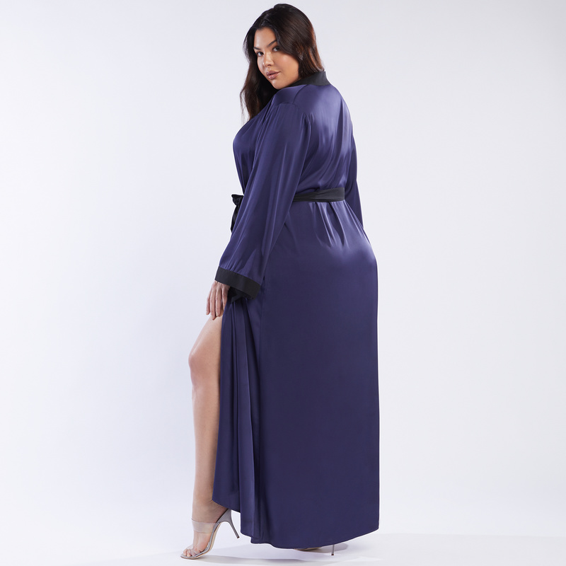 sheer maxi robe