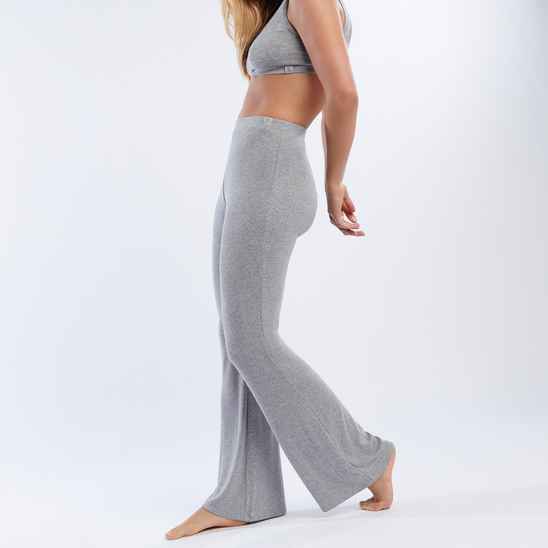 Maxomorra Red Rib Pants