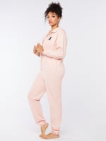 Forever Savage Breast Cancer Awareness Hooded Onesie In Pink Savage X Fenty