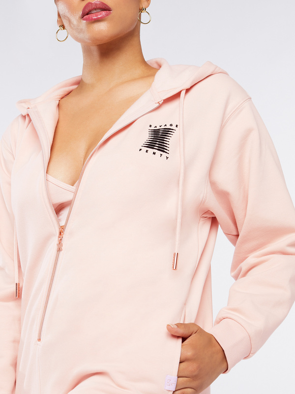 savage x fenty onesie pink