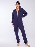 Forever Savage Hooded Onesie In Blue Savage X Fenty