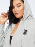 Forever Savage Hooded Onesie In Grey Savage X Fenty