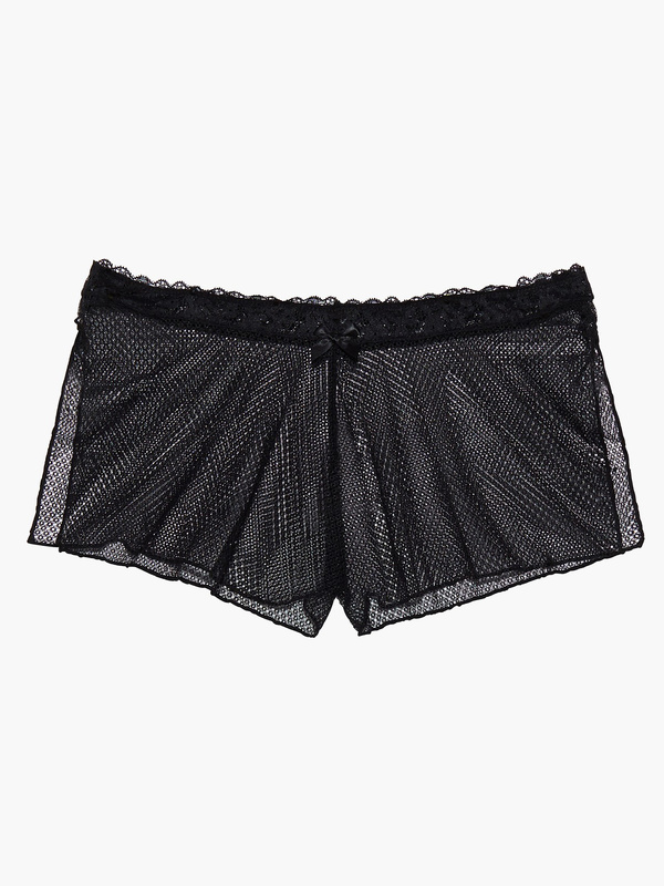 Lacy, Not Racy Short in Black | SAVAGE X FENTY