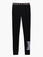 Only Play Justyna life jersey leggings in black with white logo