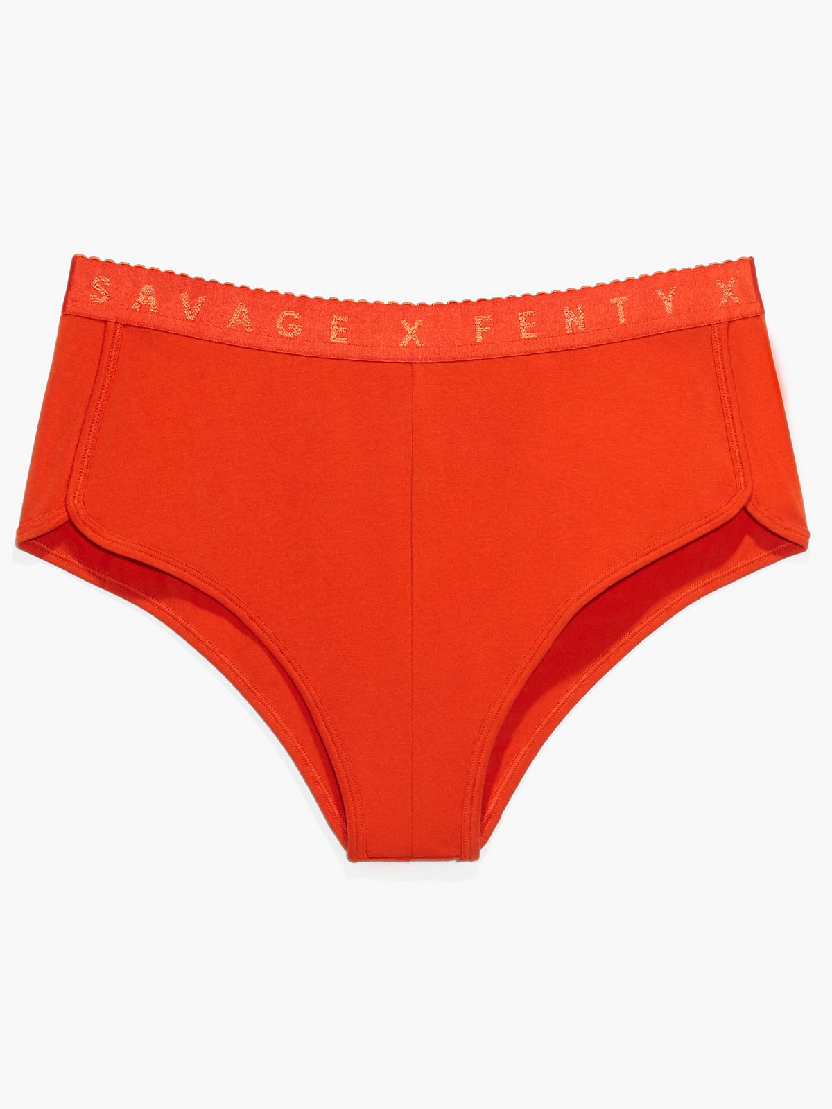 Savage X Cotton Hot Short in Orange & Red | SAVAGE X FENTY