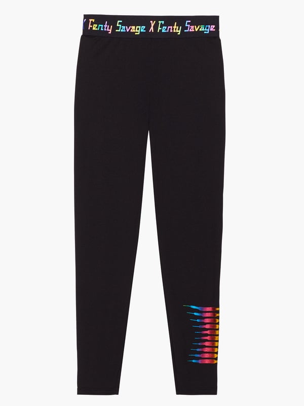 Forever Savage Legging with Rainbow Logo in Black & Multi | SAVAGE X FENTY