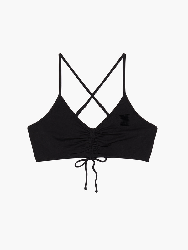 Ruched Front Cami in Black | SAVAGE X FENTY