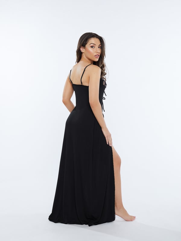 A Peek Behind the Lace Maxi Slip