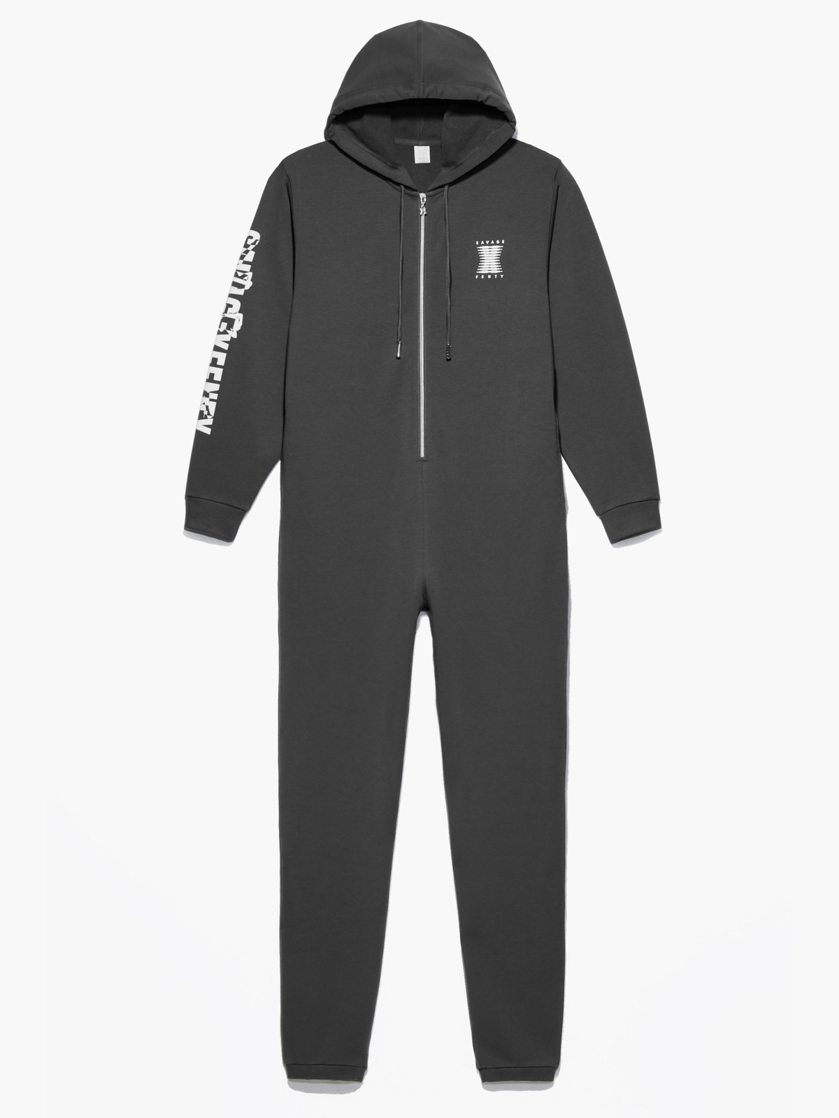 Forever Savage Showgirl Hooded Onesie In Grey SAVAGE X FENTY France