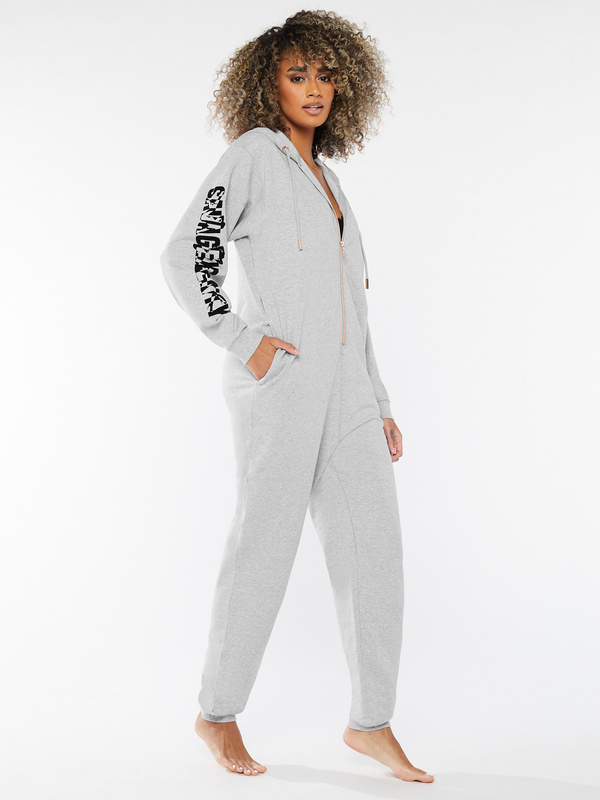 savage x fenty onesie pink