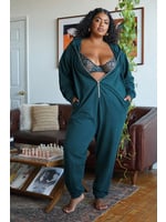  Savage X Fenty, Women's, Hooded Showgirl Graphic Sweatshirt  Onesie, Hunter Green, 1X : Clothing, Shoes & Jewelry