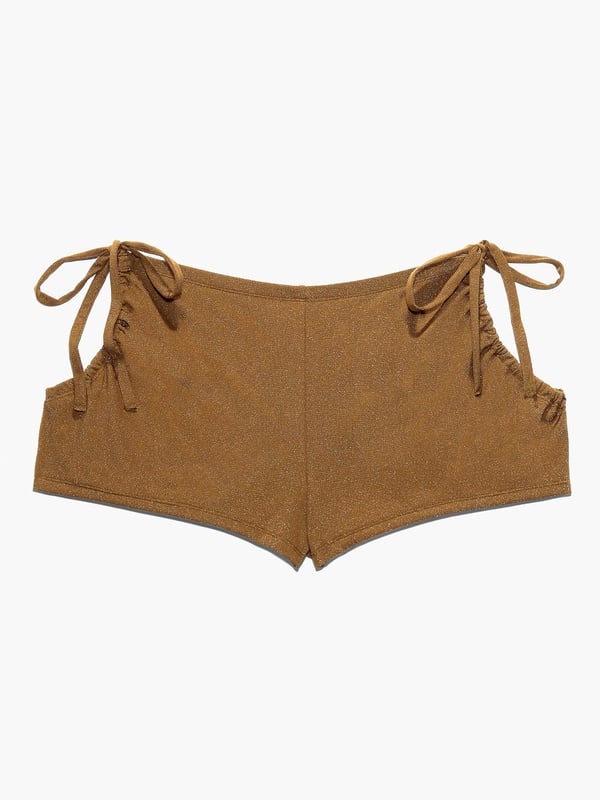 Sleep & Shine Booty Short with Tie in Green SAVAGE X FENTY