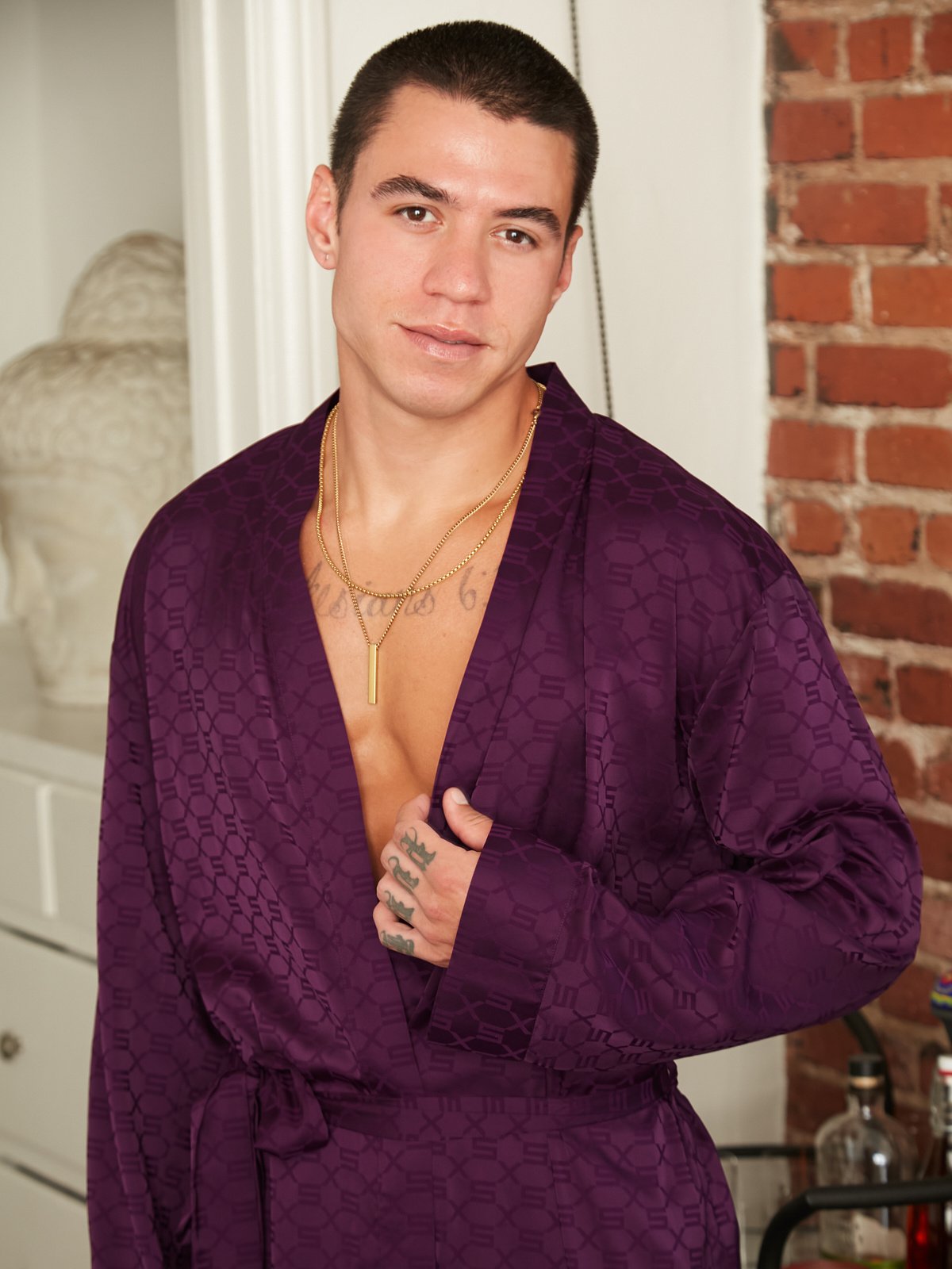 Savage X Satin Long Robe