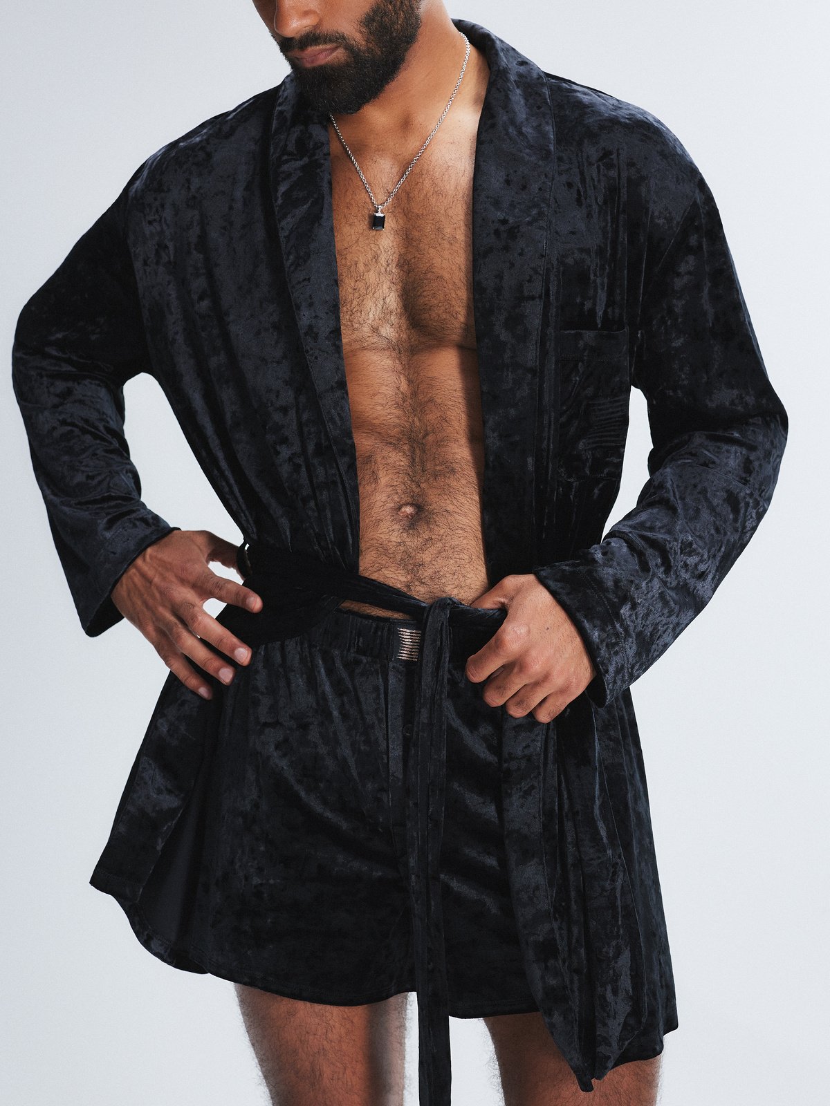 Whiskey Room Velvet Smoking Jacket